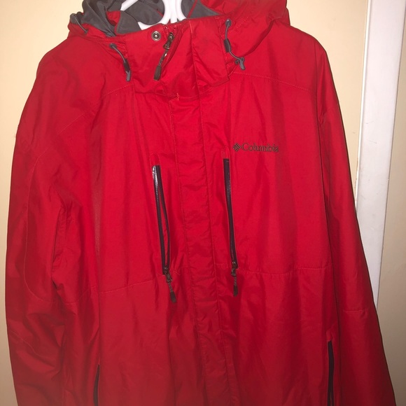 Columbia Red Winter Jacket - Picture 3 of 4